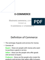 E-Commerce: Electronic Commerce, Commonly E-Commerce or e Commerce