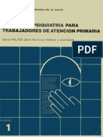 Manual de Psiquiatría para Trabajadores de Atención Primaria