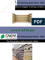 CAEM - Shelving manufacturer & Supplier World-Wide