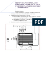 Purchase Order Specification For Balancing Machine (Rev07)