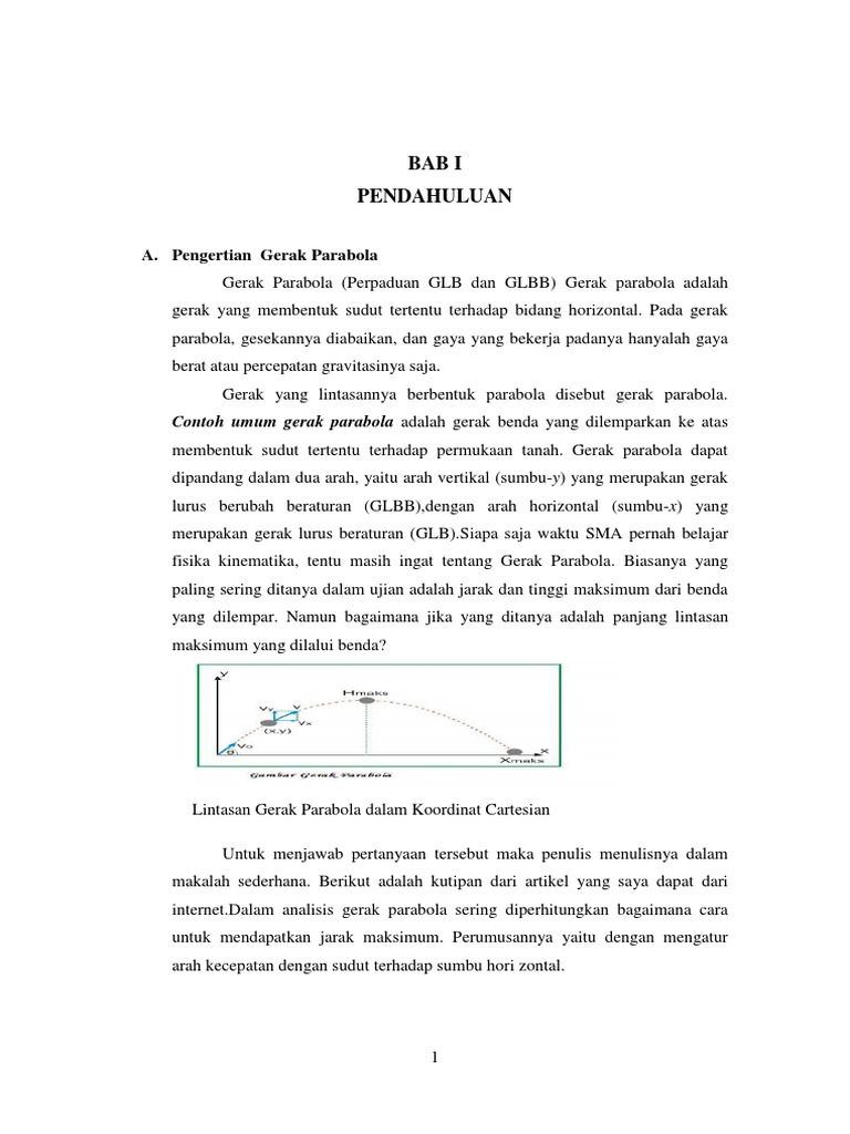 Gerak Parabola ( Fisika )