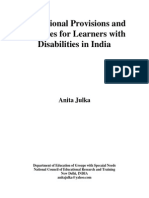 Educational Provisions For Learners With Disabilities in India