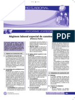 Régimen Laboral Especial de Construcción Civil - 1ra Parte Informe Especial 2009 (1)