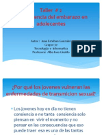 Taller 2 Consecuencia Embarazo en Adolecentes