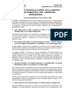 Taller Sobre Servicio Al Cliente en La Logística Cadena de Suministros1