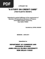 Download Project on Credit Card by Waxen Vency Dmello SN240839468 doc pdf