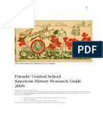 Friends' Central School American History Research Guide 2009