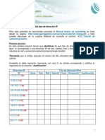 Actividad 2 Identificación Del Tipo de Dirección IP