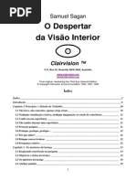 o Despertar Da Visão Interior - Samuel Sagan