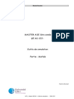 Cours Matlab M1ASE