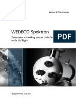 WEDECO Spektron: Economic Drinking Water Disinfection With UV Light