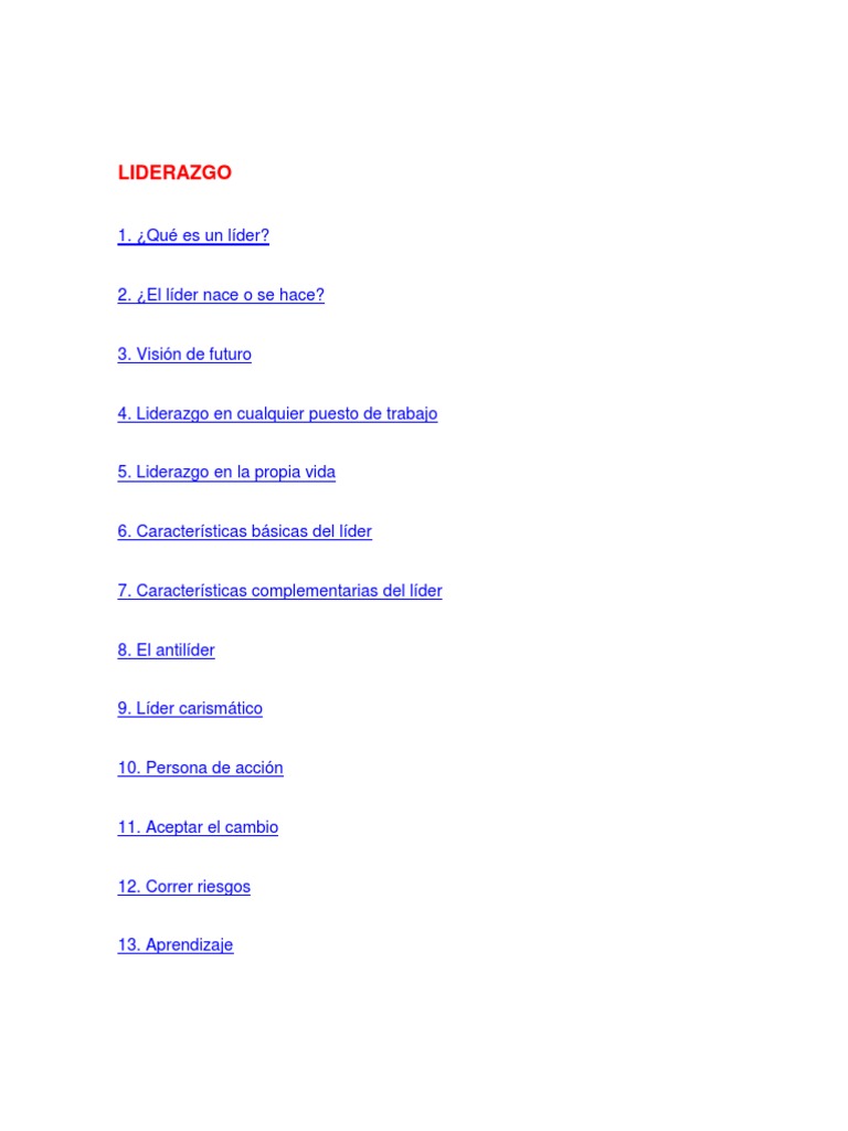 Claves del Liderazgo Efectivo | PDF | Liderazgo | Toma de decisiones