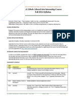 LA 320wb Internship Course Syllabus