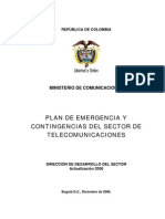 Plan Telecomunicaciones Colombia