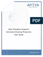 Multi-Discipline Supports Automatic Drawing Production User Guide