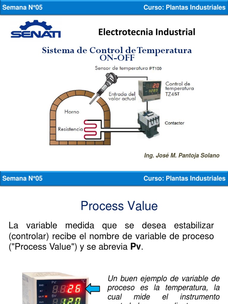 Semana N°05 Sistema de Control ON-OFF | PDF | Histéresis | Calor