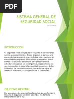 Sistema General de Seguridad Social