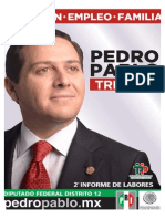 2do informe de labores: Diputado Pedro Pablo Treviño 