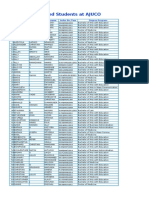 AJUCO New Selected Students Forbachelor 2014/2015