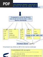 A BE nos Relatórios de Avaliação Externa da IGE