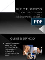 Que Es El Servicio