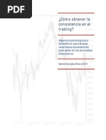 Cómo Obtener La Consistencia en El Trading - Gabriel Gonzales