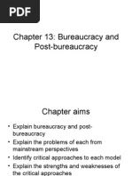 Download Chapter 13 Bureaucracy and Post-Bureaucracy by SAMRAANUM SN24090359 doc pdf