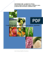 Costos Estimados de Produccion de Cultivos Agricolas - 2012