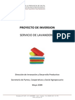 Proyecto de Inversipon de Una Lavanderia