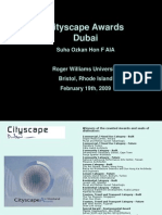 Cityscape Awards Dubai: Suha Ozkan Hon F AIA