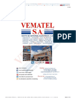 M400e Dossier Corporativo Vematel Sa