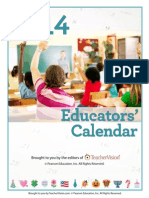 Educators Calendar 2014