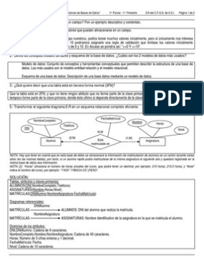 Modelos ER | PDF | Aeropuerto | Modelo relacional