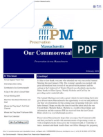 Our Commonwealth (PM Newsletter), February 2009