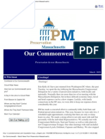 Our Commonwealth (PM Newsletter), March 2009