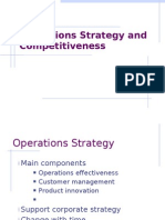 Operations Strategy and Competitiveness