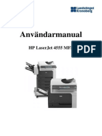 Användarmanual - HP Laserjet 4555 Mfp