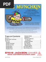Munchkin Rules Card Games Gaming