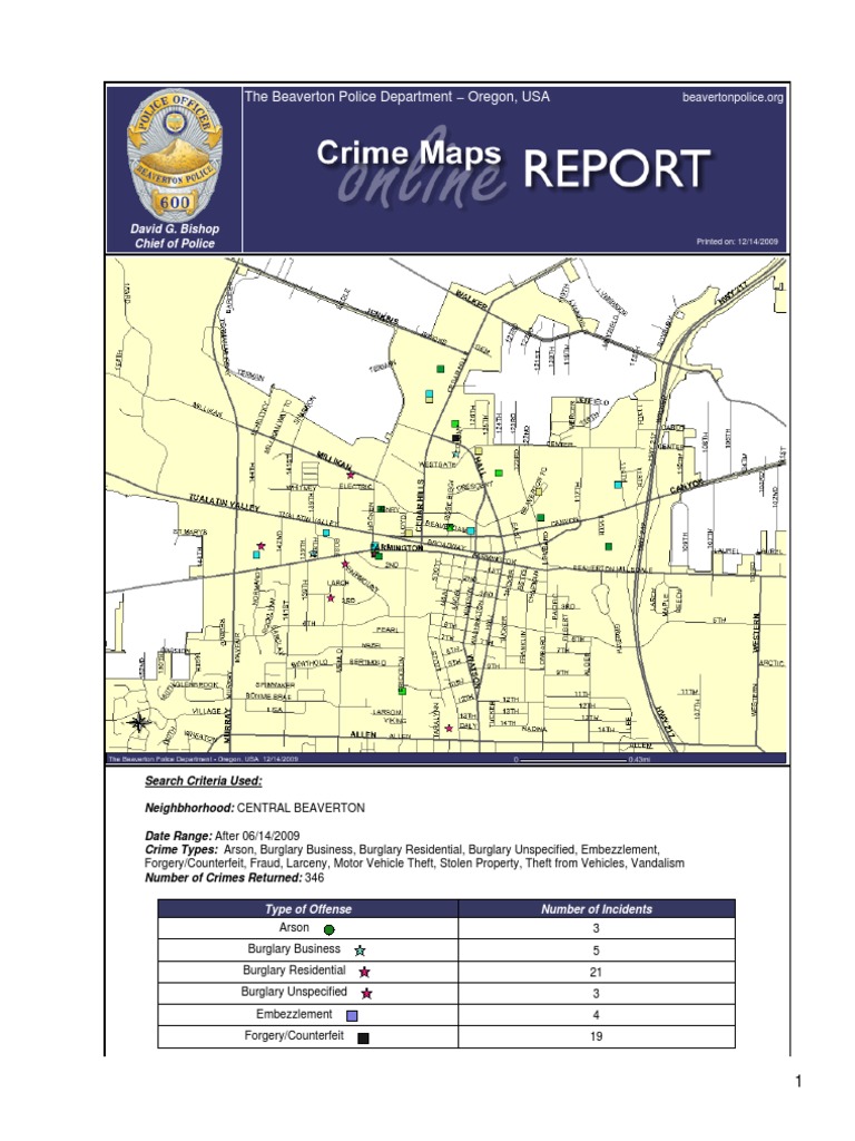 The Beaverton Police Department Oregon, USA | PDF