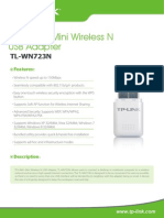 TL-WN723N V3 Datasheet