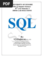 SQL Lab Manual