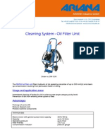 Cleaning System - Oil Filter Unit: Ariana Industrie GMBH