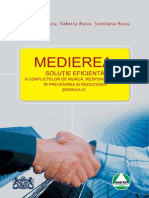 Medierea – Soluţie Efi Cientă a Confl Ictelor de Muncă