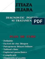 CURS - LITIAZA BILIARA- Dg + Tratament