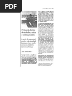 Crítica Da Divisão Do Trabalho_saude e Contra-poderes