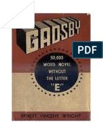 Gadsby by Ernest Vincent Wright