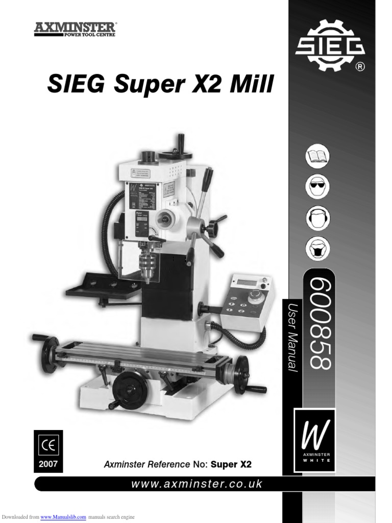 Sieg Super x2 Mill Switch Screw