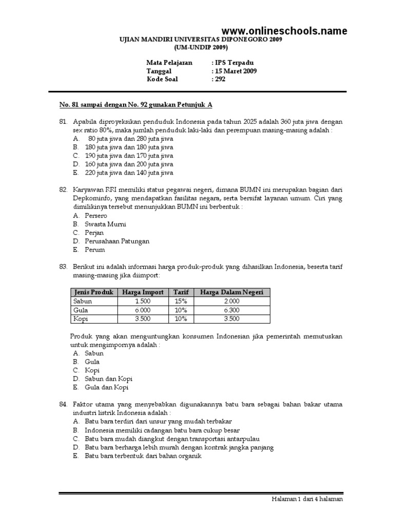 Soal um undip 2012 pdf skripsi