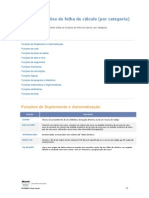 Lista Das Funções de Folha de Cálculo (Por Categoria) : Neste Artigo