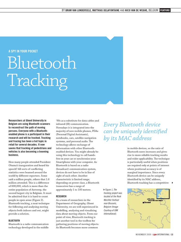 Bluetooth Tracking for Event Analysis | PDF | Bluetooth | Image Scanner